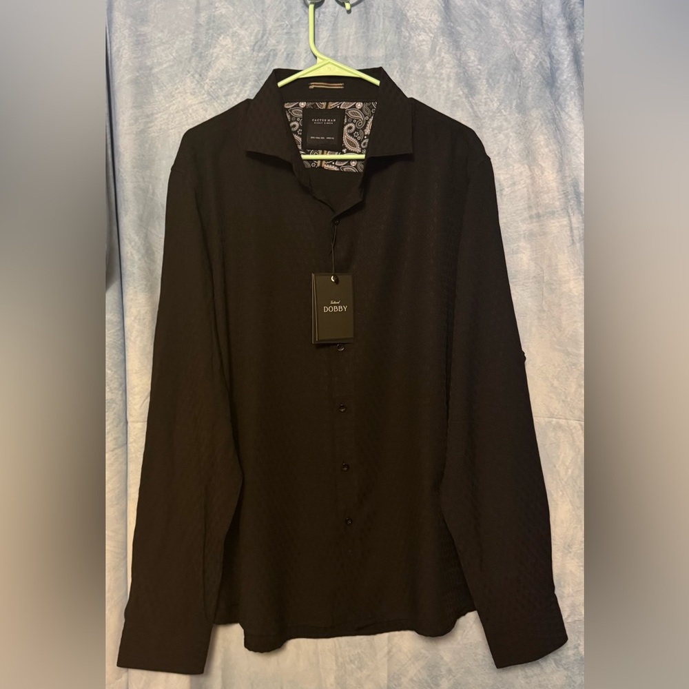 Men's Black Dress Shirt